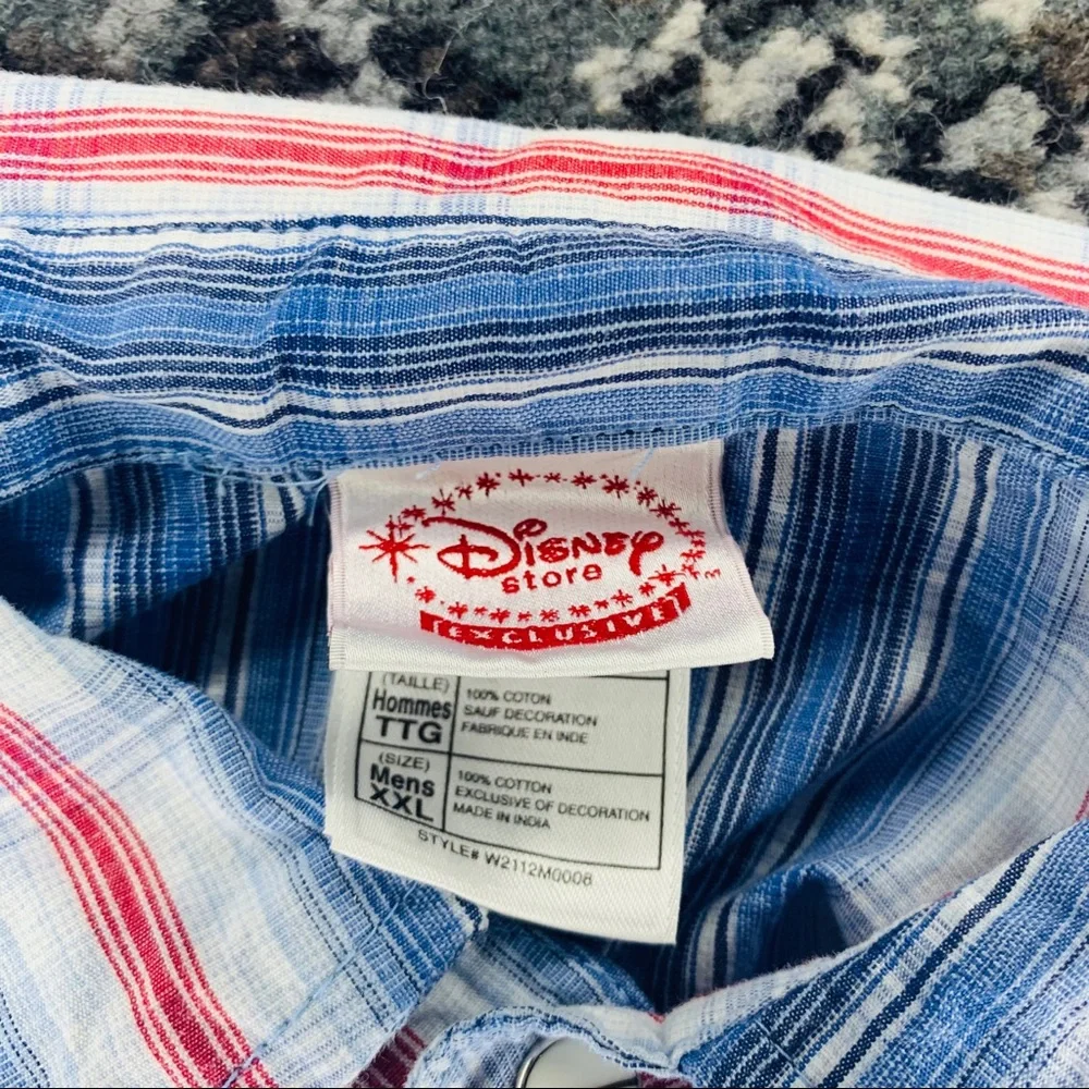 Vtg DISNEY Exclusive MICKEY‎ MOUSE Plaid